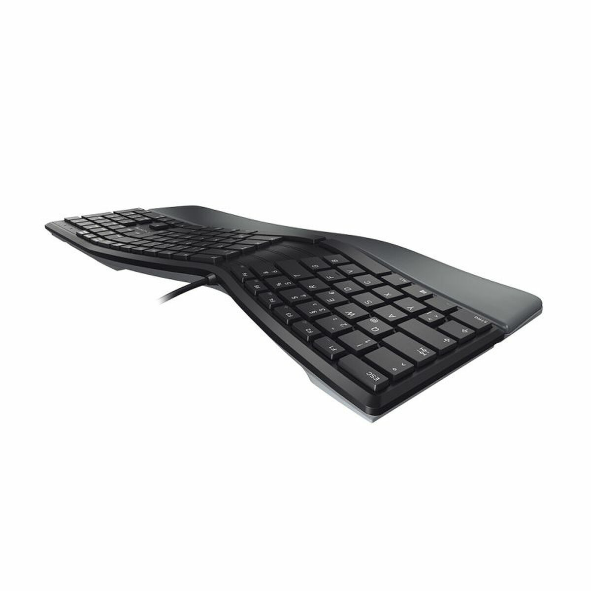 Teclado Cherry KC 4500 ERGO Preto Qwerty espanhol QWERTY